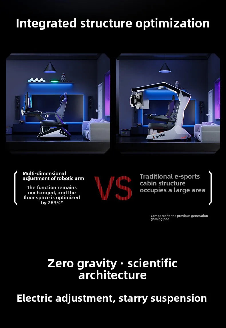Gaming Office Ergonomic Chair E-sports Pod E-sports Warehouse Cockpit Space Cabin Desk Computer Armchair Ergonomic Chairs