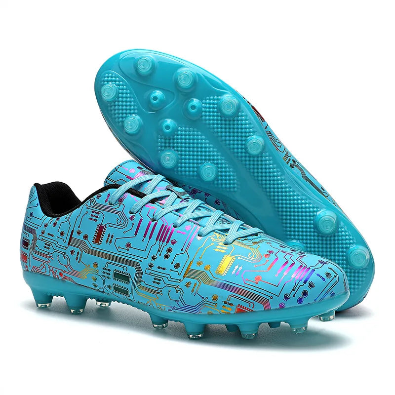 Men's Football Shoe Association Quick Five Up Football Nail Anti slip Professional Ultra Light Training Football Boot Turf