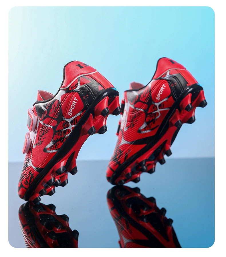 Soccer Cleats for Men Women Breathable Lightweight Anti Slip Firm Ground for Outdoor Football Training Match Sports