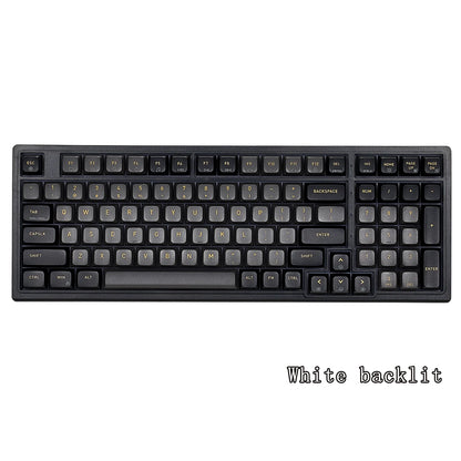 HEXGEARS M2 Mechanical Keyboard 87 Key Hot Swap PBT Gasket Structure White Backlit Macro Defined Gaming Mechanical Keyboard