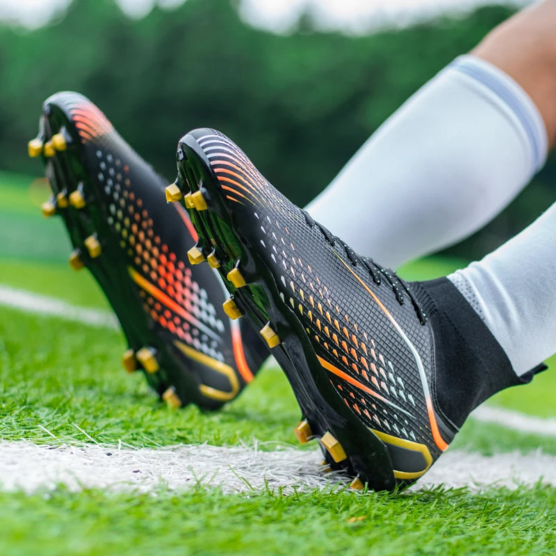 Men Football Boots Professional Turf Futsal Match Grass Unisex Outdoor Training Soccer Shoes Soccer Cleats Non-slip Breathable