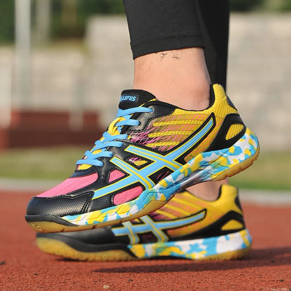 Sapatilhas Novas 2022 para Mulher e Homem, Ténis de Badminton Leves Pretos, Respiráveis, para Desporto ao Ar Livre, Treino e Atletismo, Verde