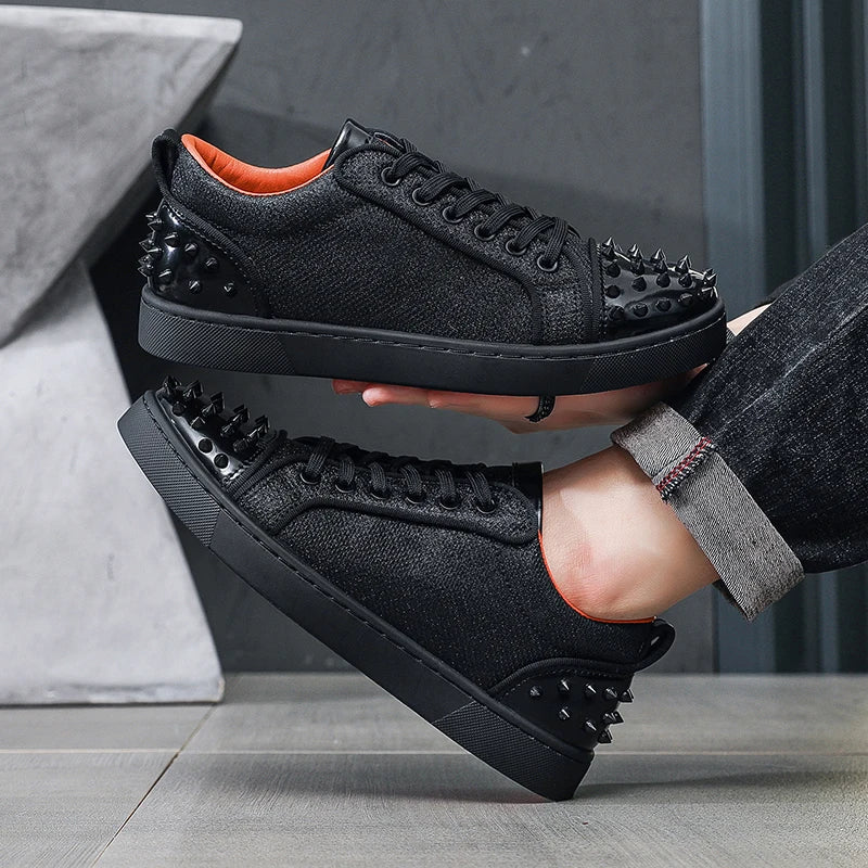 Hot-Selling Skateboard Shoes for Men Leisure Walk Sneakers Versatile Men Vulcanized Shoes Outdoor Tenis Masculino Punk Trainers