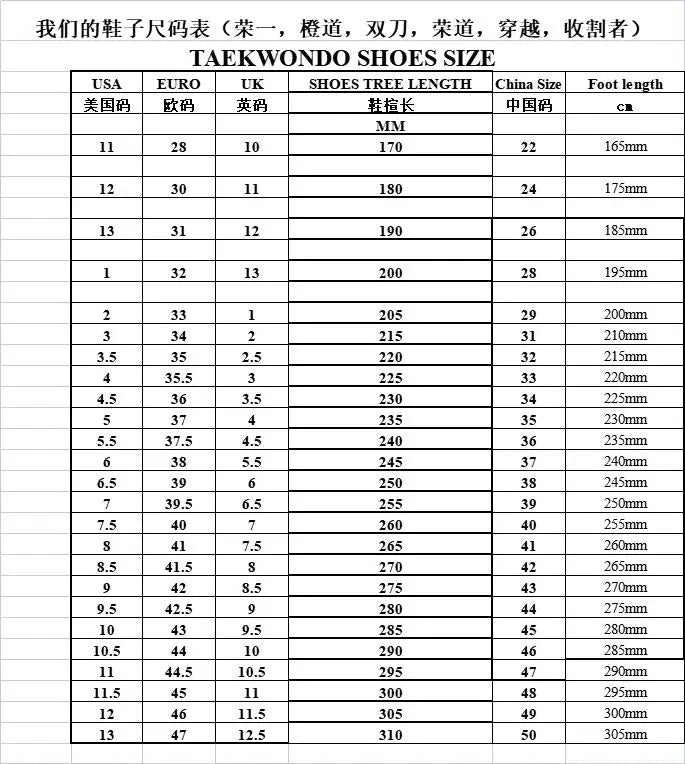 Taekwondo Shoes Breathable Wear-resistant kickboxing kung fu Professional Tae kwon do Martial Arts Sneaker Shoes Kids to Adult