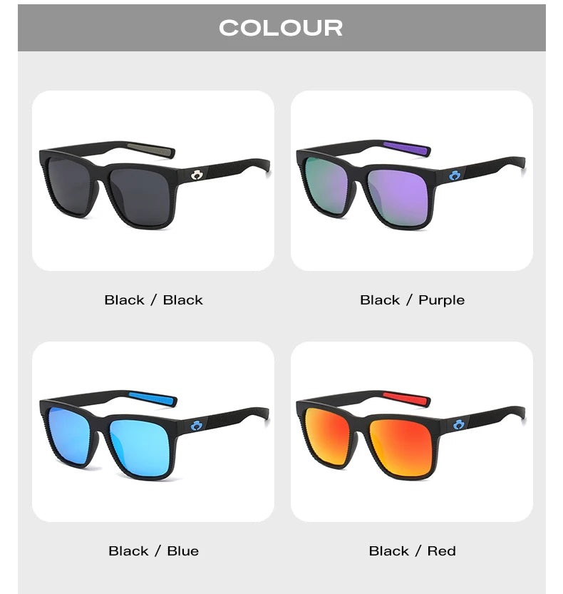 BLUE OTTER Polarized Sports Sunglasses UV400 for Cycling Fishing Running Driving Men Women Outdoor Eyewear with Box BT03