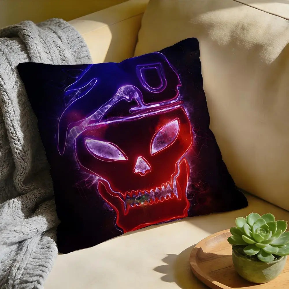 Cushion Cover Washed Linen Soft Breathable Decorative Case for Sofa Home Pillow cover Game C-Call of D-Duty Black Ops