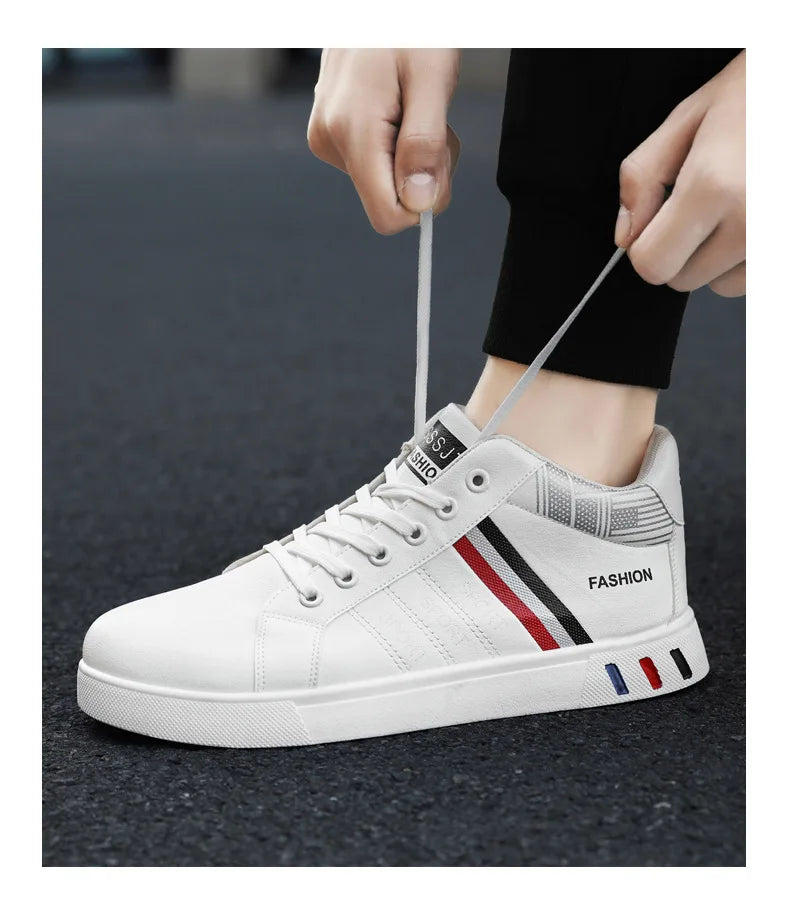 Męskie buty do skateboardingu 48 – codzienne, wysokie trampki do chodzenia, buty sportowe, oddychające buty hip-hopowe, buty uliczne, Chaussure Homme