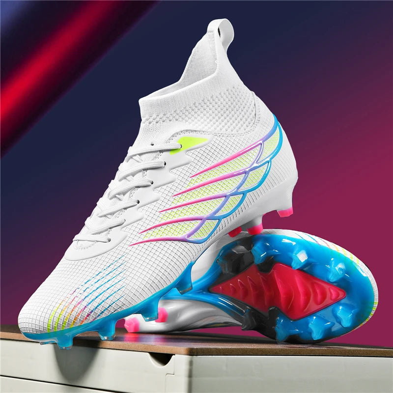 2026 Superfly FG Football Boots Outdoor Soccer Cleat Black Shoes Soft Sport Professional Shoes Breathable Comfortable Boots Plus