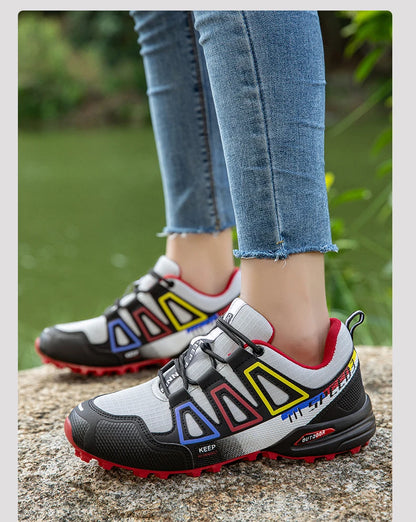 Men's Hiking Shoes Outdoor Sports Shoes Lace-up Hiking Shoes Women's Hiking Sports Shoes Non-slip Hunting Tactical Sports Shoes