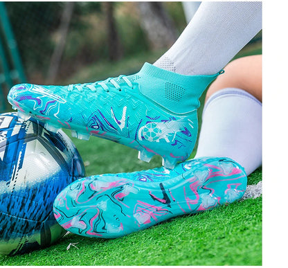 New Men Professional Soccer Shoes Non-slip Football Boots Unisex Breathable Futsal Sports New Cleats Drop Shipping Ultralight