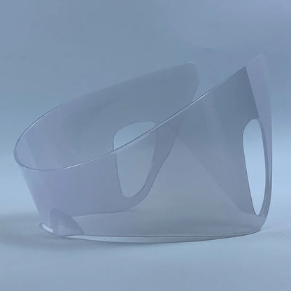 Oversized One-Piece Shield Punk Sunglasses Women 2026 Luxury Brand Sports Rimless Windproof Mask Sun Glasses Wrap Around Eyewear