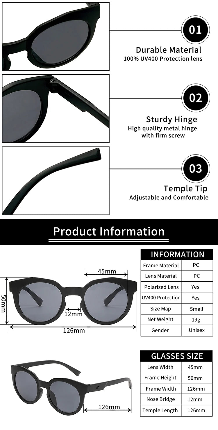 2026 Kids Personality Classic Outdoor Sun Protection Sunglasses Boys Girls Colors Protect Eyes Baby UV400 Sunglasses Children