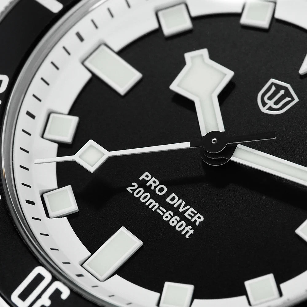 Watchdives WD1969 Pro Quartz Watches New Dial VH31 Sweep Seconds Movement 200m Waterproof Men Watches Luminous Luxury Watches