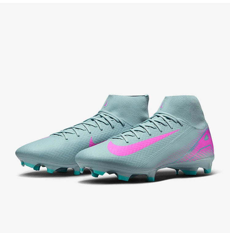 Ægte Nike mellemhøj træningssko til mænd med stødabsorbering og slidstyrke til fodbold FQ1456-800