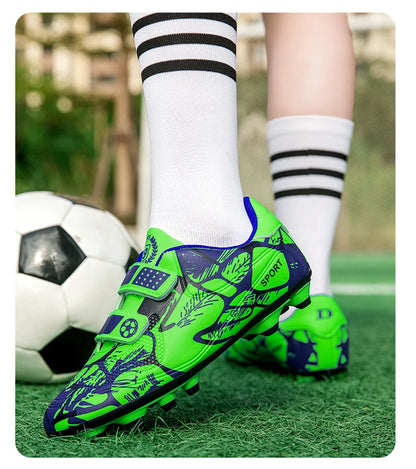 Soccer Cleats for Men Women Breathable Lightweight Anti Slip Firm Ground for Outdoor Football Training Match Sports