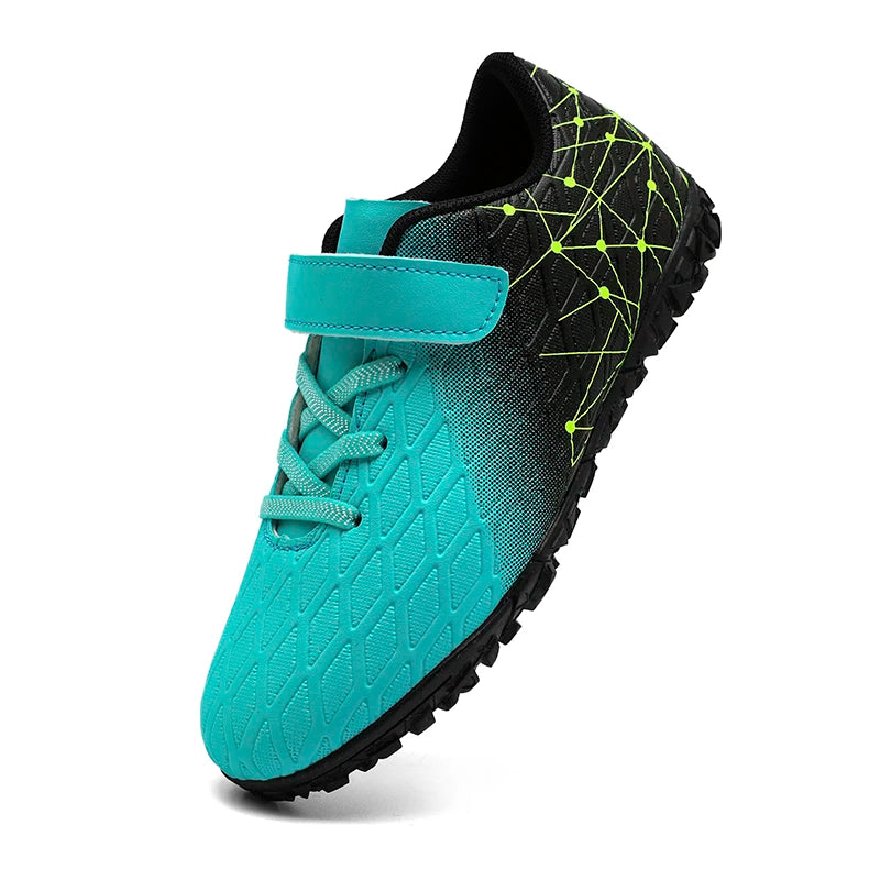 New Men Soccer Shoes Girls Cleats Outdoor Match Training Sport Football Boots Long Spikes Comfortable Breathable Boys Non Slip