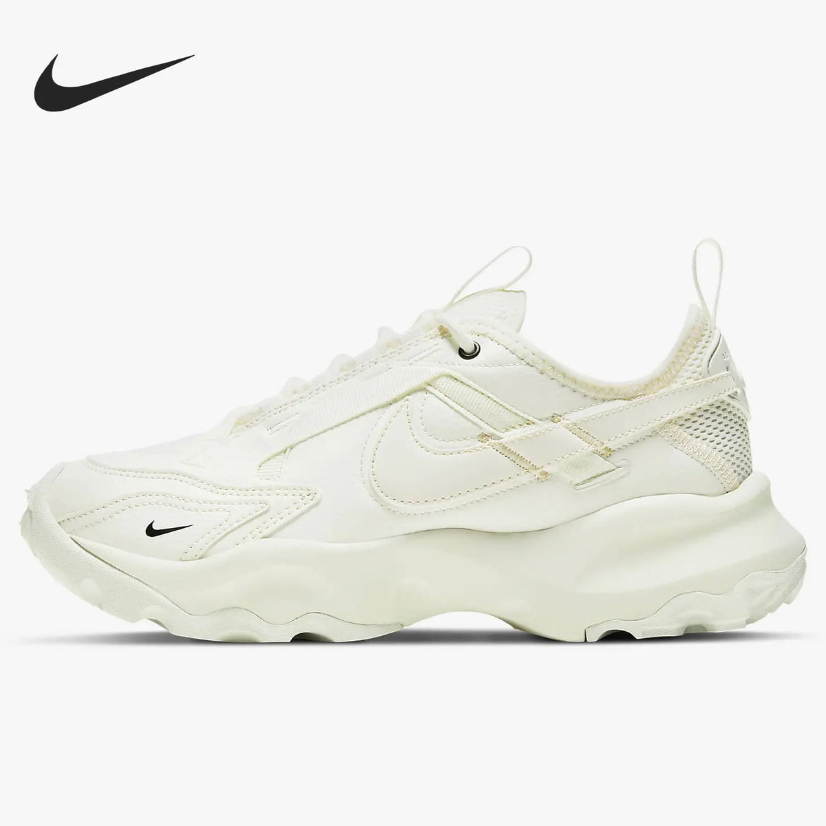 Oryginalne damskie buty do biegania Nike TC, zwiększające wzrost, wygodne i oddychające, model DD9682-100