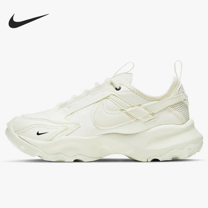 Oryginalne damskie buty do biegania Nike TC, zwiększające wzrost, wygodne i oddychające, model DD9682-100