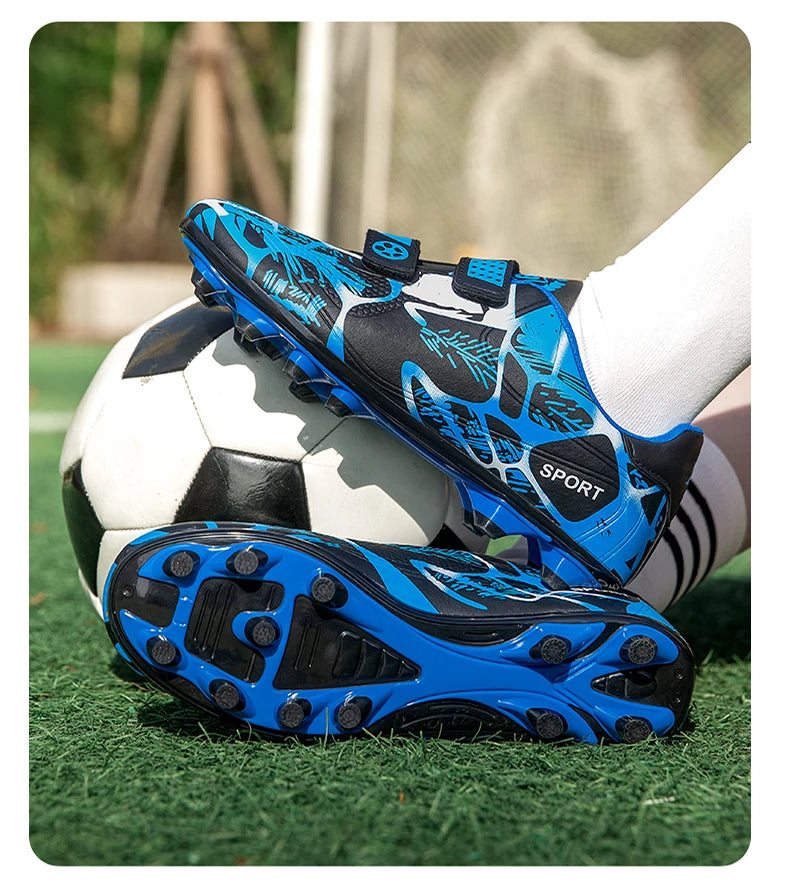 Soccer Cleats for Men Women Breathable Lightweight Anti Slip Firm Ground for Outdoor Football Training Match Sports