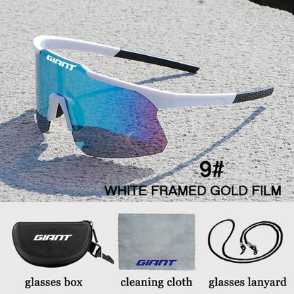 giant long-distance Cycling Glasses super light Men WomenAnti-Fog UV400 Protection MTB Bike Glasses Windproof Sports Eyewear