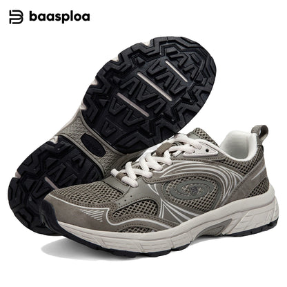 Baasploa Women Running Sneakers Brand Mesh Breathable Comfort Walking Shoes Outdoor Anti-slip Female Casual Jogging Sports Shoes