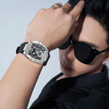 2024 Sports Man's Watches Brand Mark Fairwhale Luxury Automatic Date Clocks Fashion Multifunctional Quartz Wristwatch Boy Reloj