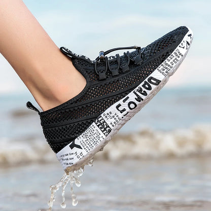 Men Women Aqua Shoes Wading Water Upstream Outdoor Sports Beach Sneakers Canyoning Camping Amphibious River Tracing Creek