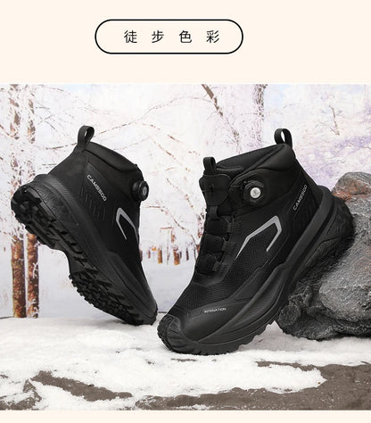 CAMSSOO Hiking Shoes Men Snow boots Outdoor Sports Climbing Shoes women Trekking Sneakers ankle boots hunting shoes travel boots