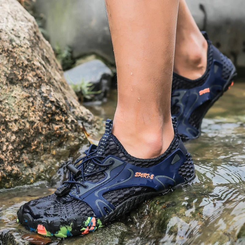 Męskie buty do brodzenia, buty plażowe typu „barefoot”, antypoślizgowe i odporne na zużycie, buty do pływania pod prąd, damskie buty do sportów wodnych na świeżym powietrzu
