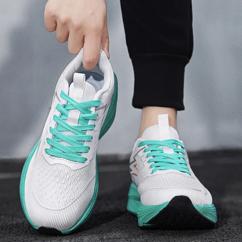 Fashionable Men’s and Women’s Running Shoes, Comfortable and Breathable Casual Sports Shoes, Youth Outdoor Sports Shoes Walking