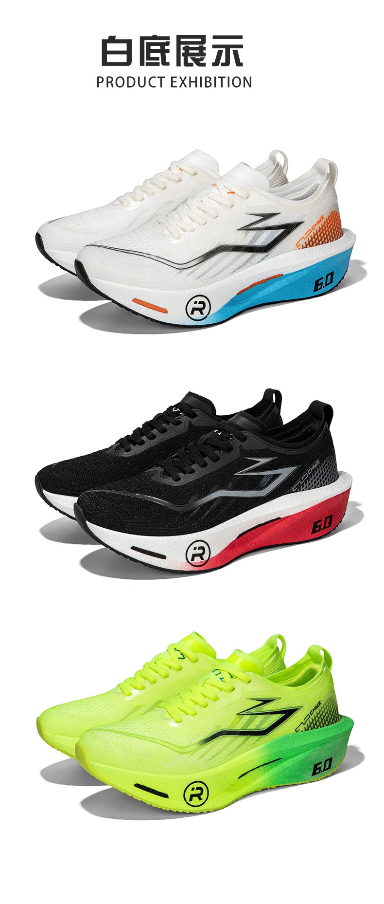 New Sports Shoes for Men&Women, Running Sneakers, Carbon Plate, Male Marathon Racing, Shock-absorbing, Athletics Training Shoes