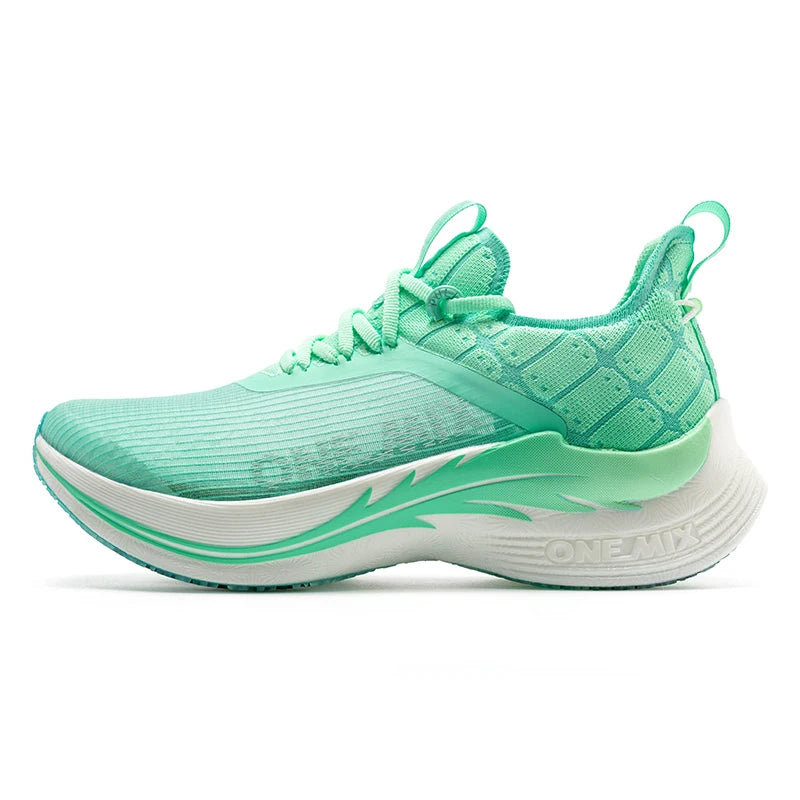 ONEMIX Original Carbon Fiber Running Racing Shoes Professional Marathon Ultra-light Rebound Damping Trail Sport Road Sneakers