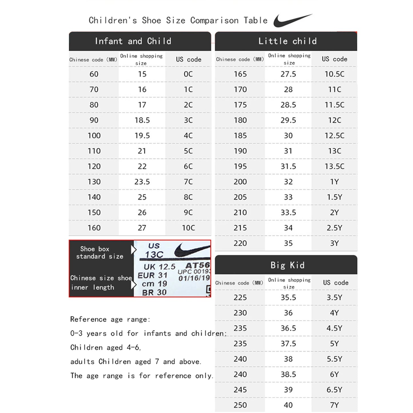 Sapatilhas Casuais Nike para Criança, Leves, Respiráveis, Antiderrapantes, Resistentes ao Desgaste e Confortáveis para Meninos e Meninas, para Caminhada Diária 904764-101