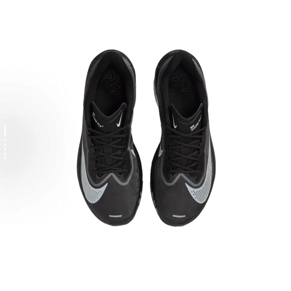 Nike Zoom Fly 6 kényelmes, alacsony szárú, csúszásgátló, tartós futócipő férfiaknak, fekete/szürke FN8454-001