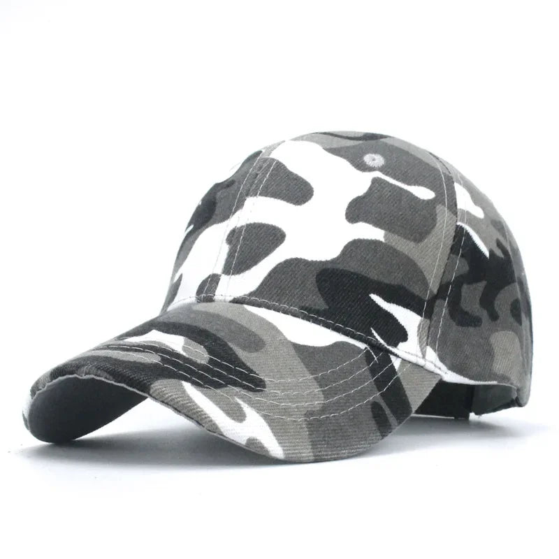Men's Camouflage Baseball Caps Tactical Sunscreen Hat Adjustable Military Army Camo Airsoft Hunting Camping Hiking Fishing Caps