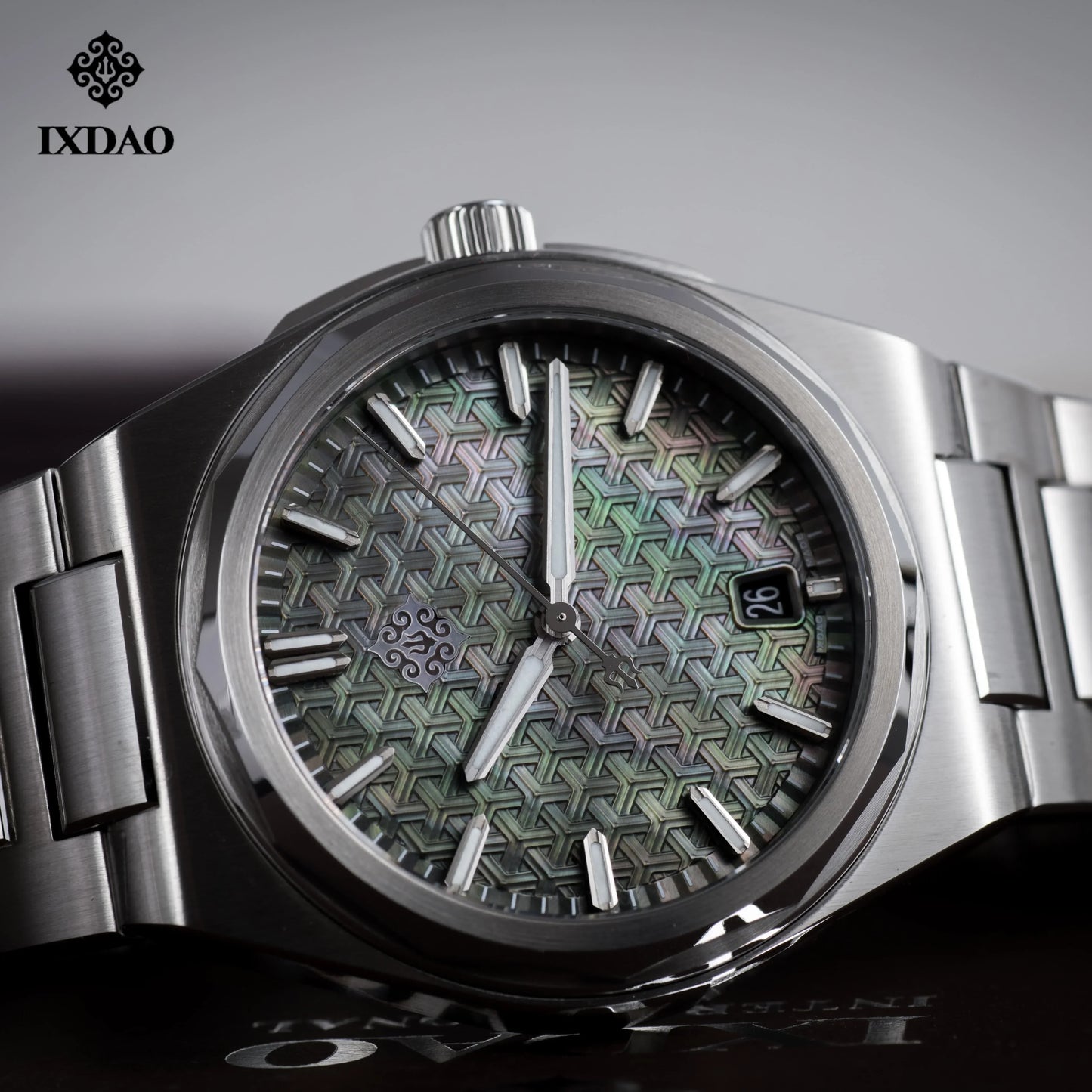 IX&DAO 2025 Novo Relógio Masculino Warrior Automático Mecânico 37mm Movimento Miyota 9015 Safira Aço Inoxidável Impermeável 10Bar BGW