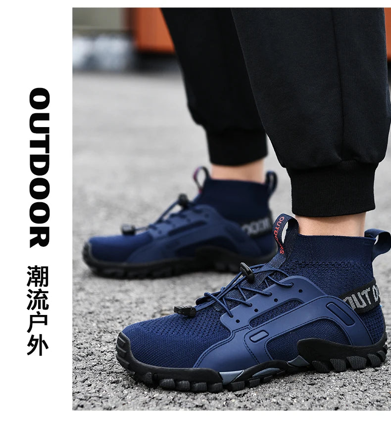 Hot Selling Men's Outdoor Sports Shoes Rock Climbing Hiking Shoes Beach Creek Shoes Casual Sports Shoes 38-48#
