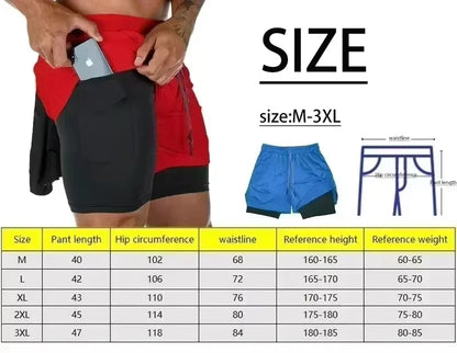 Dragon Ball Anime Peripheral Majin Buu GOKU Printed Sports Double-layer Shorts American 2026 Summer Men's Loose Breathable Pants