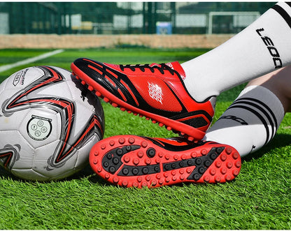 Soccer Shoes Men Turf Football Boots Fashion Firm Ground Studs Anti Slip Boy Sneakers Original Outdoor Field Training Trainers