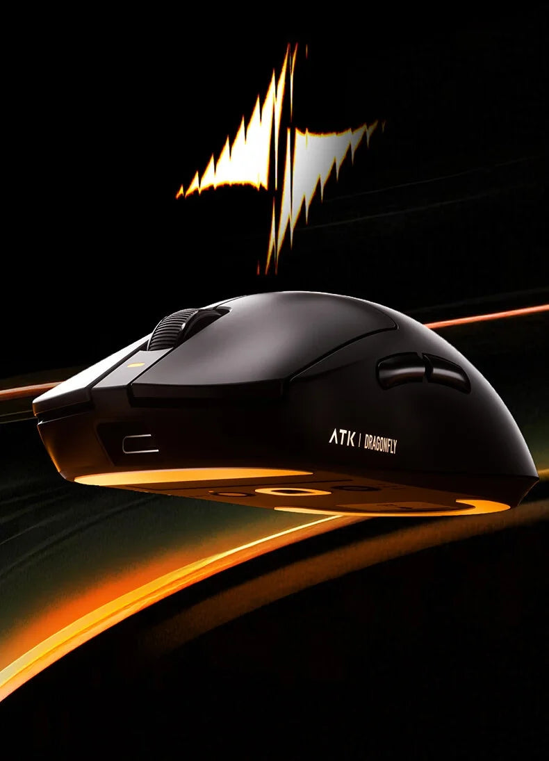 Rato Gaming Sem Fios ATK A9 Plus A9/A9 SE/A9 Pro Tri-Mode 8K Leve A9 Ultimate E-sports PC Presente Personalizado