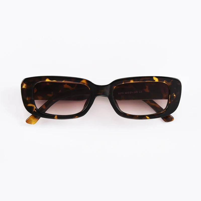 Gafas de sol cuadradas para hombre, rectangulares, de marca, de diseño, pequeñas, para hombre, estilo retro, con lentes negras, para conducir y pescar, Oculos UV400
