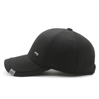 Férfi baseball sapka, kemény tetejű, tavaszi-őszi, nagy fejkerületű, pamut sapka, napvédő, apás sapka, állítható pánttal, horgászsapka