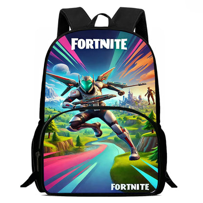 Hot Game Design Child Backpacks F-FortniteS Lunch Bag Pencil Case Pupil Large Capacity School Bags For Boy Girl Best Gift