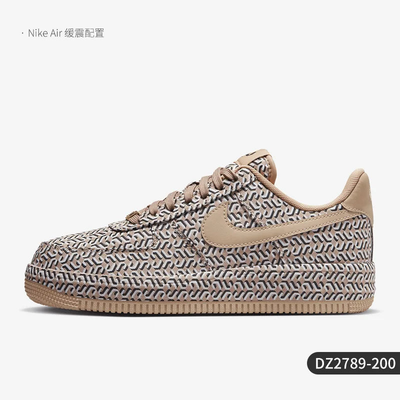 Nike genuine sports men's and women's breathable lace up thick soled printed casual shoes DZ2789-200