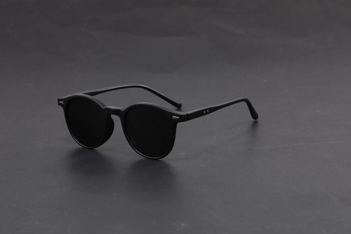 GENEVIEVE Simple Geometric Round Frame Design Women Men Polarized Sunglasses UV Protection Customizable Prescription 1080