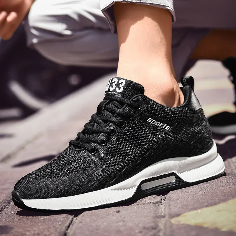 Men Increase Insole 6CM Sports Casual Height Shoes 48 Men Sneakers Elevator Shoes Hidden Heels Breathable Heightening Shoes