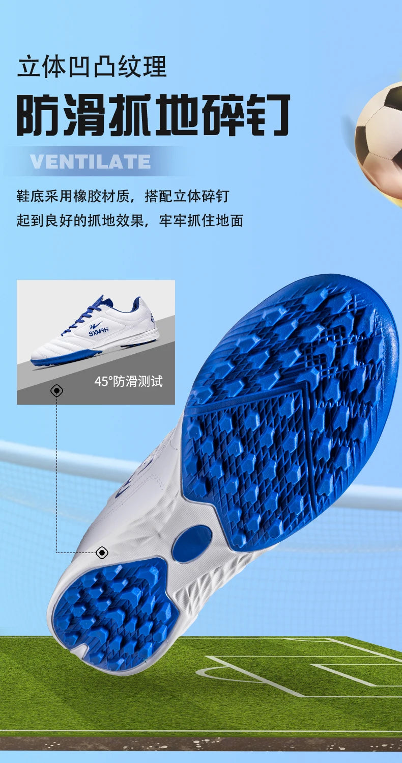 Double Star miesten aidot TF-tekonurmijalkapallokengät, alakoululaisille, teini-ikäisille, aikuisille ja lapsille, ammattimaiseen harjoitteluun ja