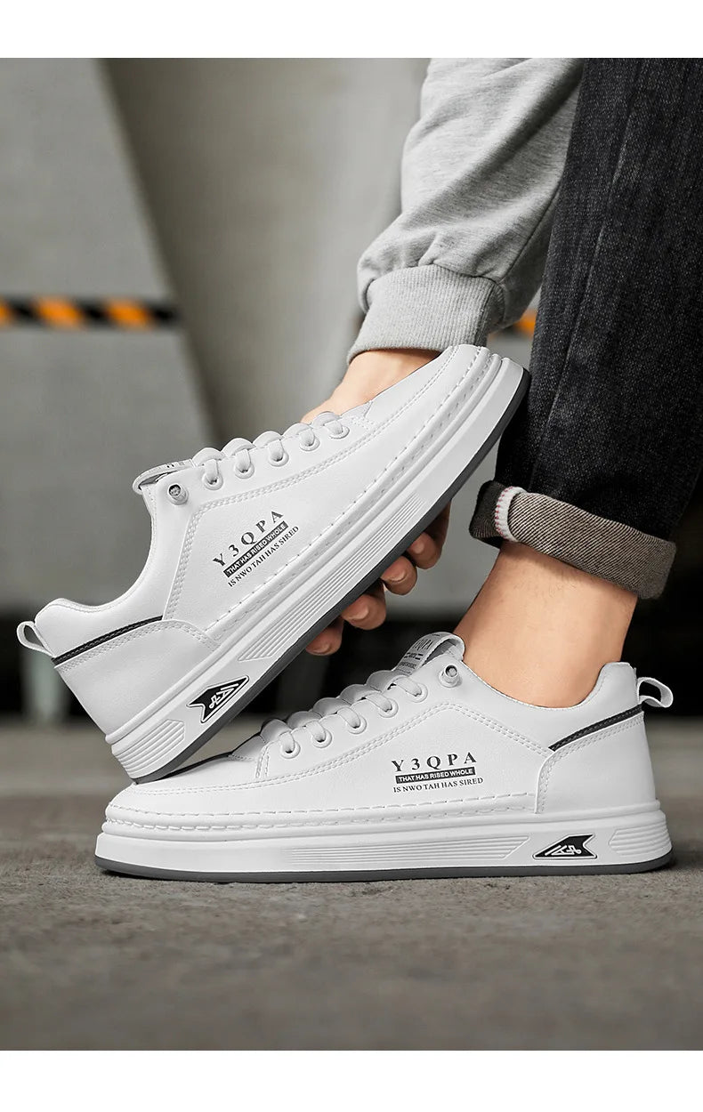 Modieuze casual zomerrijschoenen voor heren, sportieve instaploafers, veelzijdig, comfortabel, ademend, slijtvast leer -..