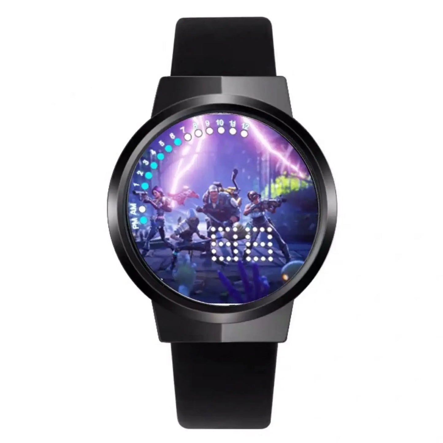 Orologio Fortnite Cute Fashion Cartoon personalizzato Kawaii Touch con luce notturna LED, orologio elettronico per studenti, regalo per amici