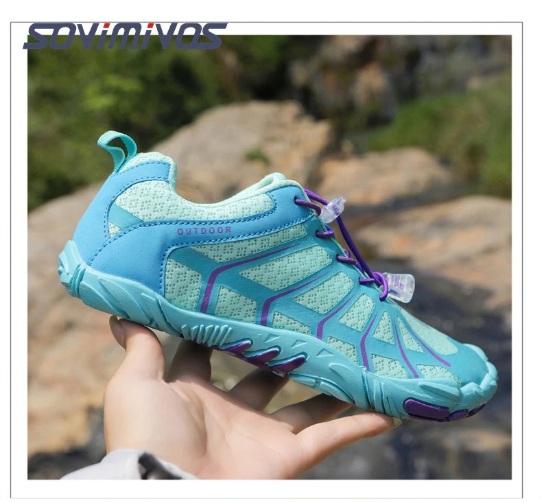 Men's Trail Running Shoes, Lightweight Athletic Zero Drop Barefoot Shoes Non Slip Outdoor Walking Minimalist Shoes for Women
